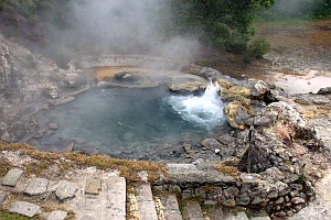 Einer der heissen Quellen bei Furnas