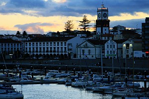 Abendstimmung in Ponta Delgada