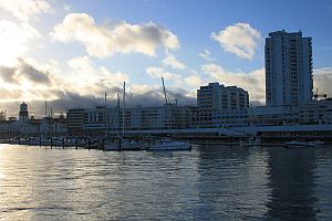 Die Skyline von Ponta Delgada