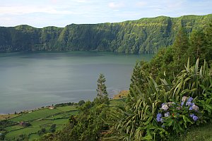 Lagoa Azul bei Sete Cidades (Azoren)